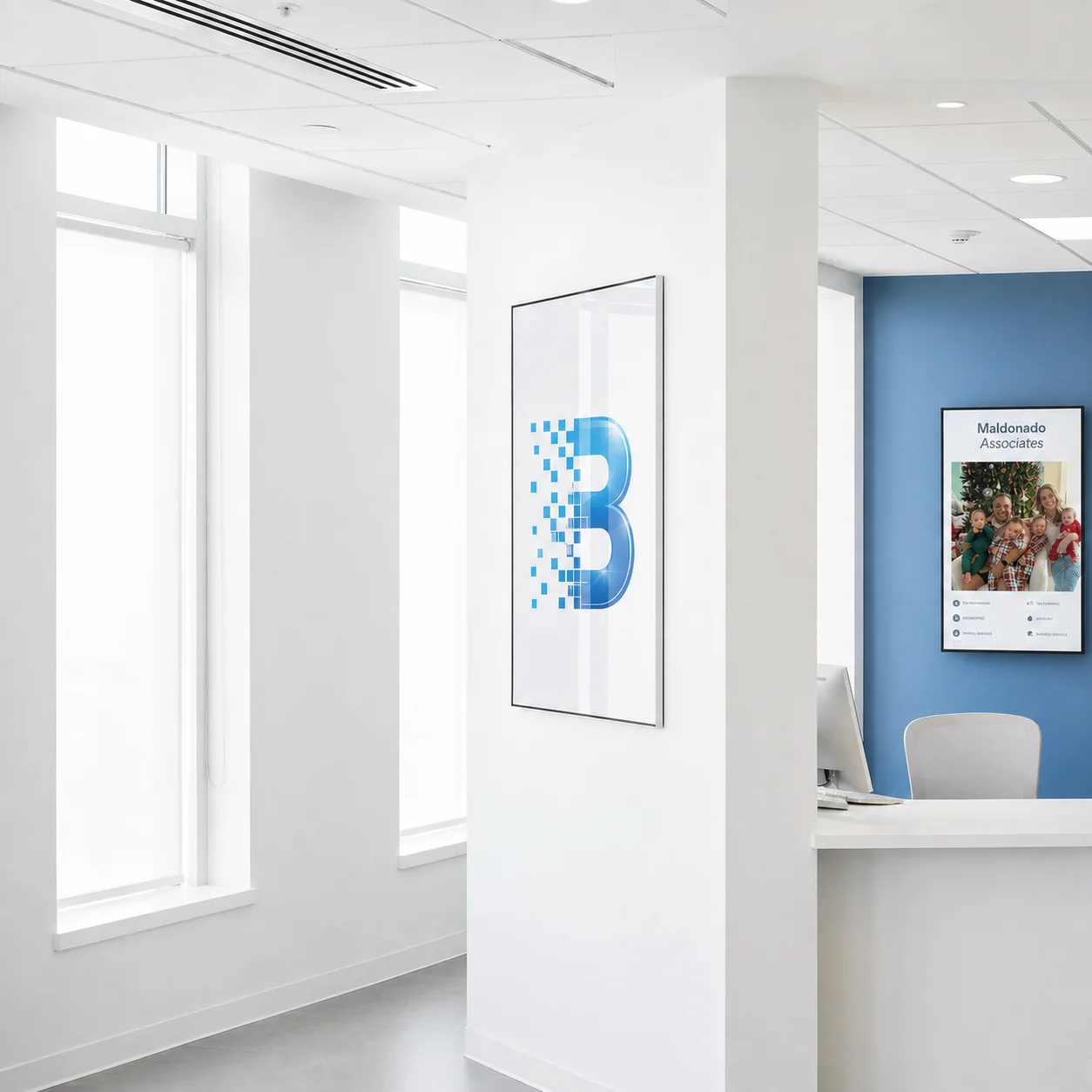 Professional office environment